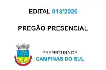 MODALIDADE PREGÃO PRESENCIAL