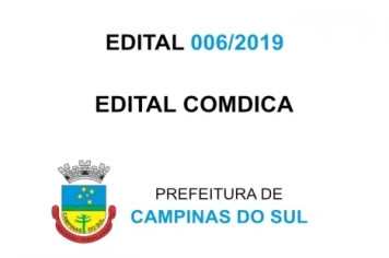 Edital 006/2019 - CONSELHO MUNICIPAL DOS DIREITOS DA CRIANÇA E DO ADOLESCENTE - COMDICA