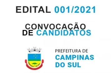 EDITAL DE CONVOCAÇÃO DE CANDIDATO PROCESSO SELETIVO SIMPLIFICADO Nº 001/2021