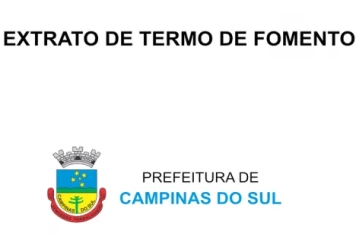 EXTRATO DE TERMO DE FOMENTO