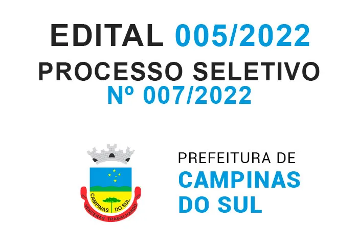 Processo Seletivo Simplificado Nº 007/2022 - Edital Nº 005/2022 – Resultado Após Recursos