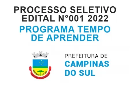 Processo Seletivo Simplificado De Assistentes De Alfabetização Para Atuarem No programa Tempo De Aprender
