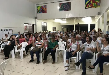 EDUCAÇÃO FISCAL E NOTA FISCAL GAUCHA SÃO TEMAS DE PALESTRA NA ESCOLA MUNICIPAL PROFESSOR ALTAYR CALDARTT NO MUNICÍPIO DE CAMPINAS DO SUL